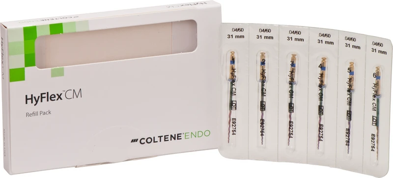 HyFlex® CM  Packung  6 Stück 31 mm, Taper.04 ISO 060