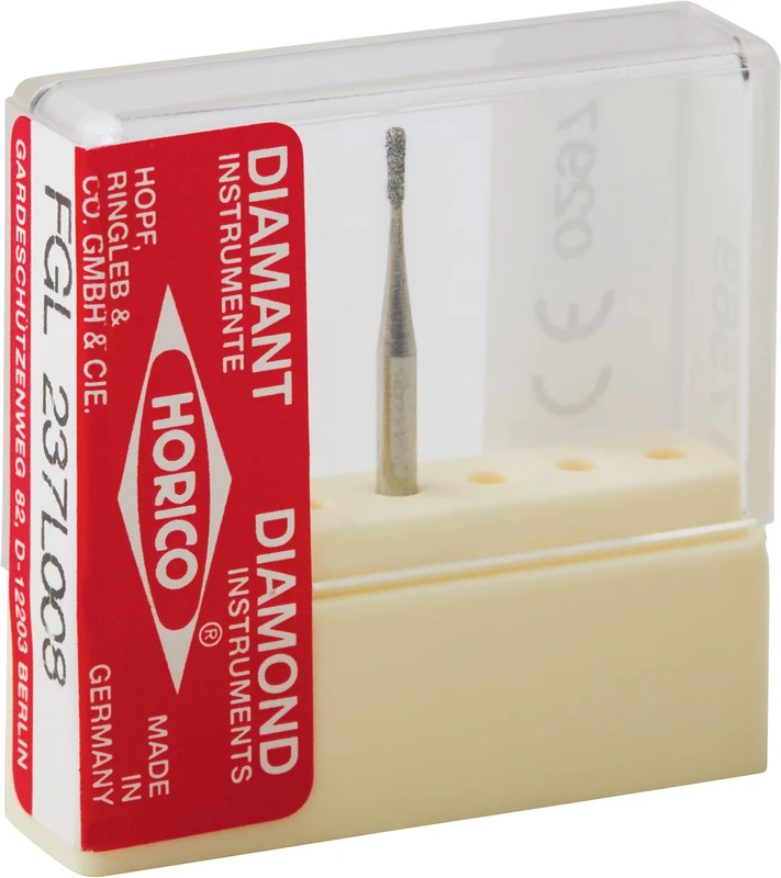 Diamantschleifer 237  Stück  FG L, Figur 237 lang, 2,5 mm, ISO 008