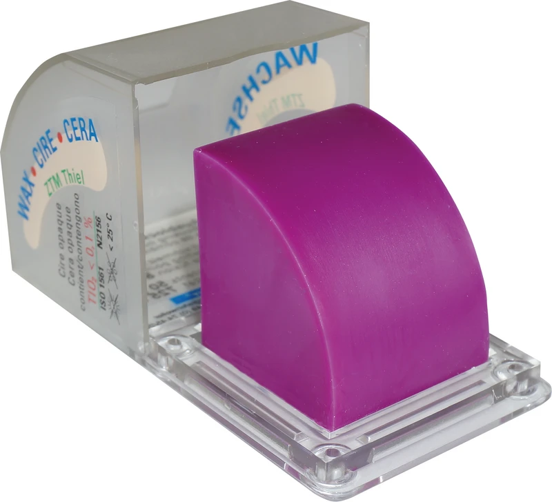 Ausblockwachs   Packung  50 g lila