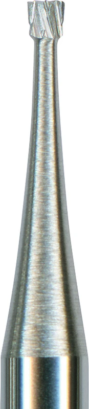 HM Finierer TC30  Packung  5 Stück Kreuzverzahnung, HP, Figur 010 umgekehrter Kegel, 1 mm, ISO 010