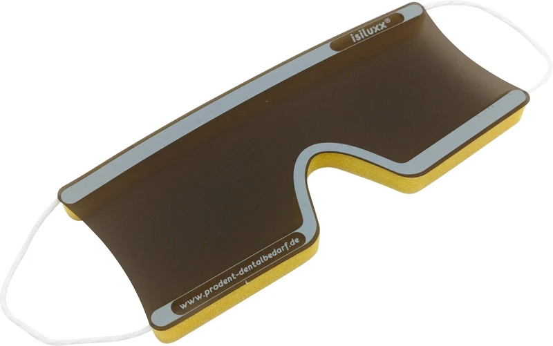 isiluxx Einwegschutzbrillen  Packung  40 Stück gelb, getönte Gläser