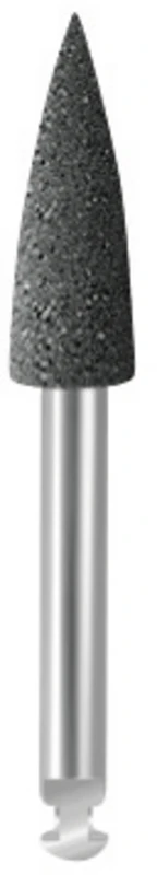 EVEFLEX Polierer  Packung  10 Stück schwarz grob, RA, Figur Flamme, 4 x 12 mm