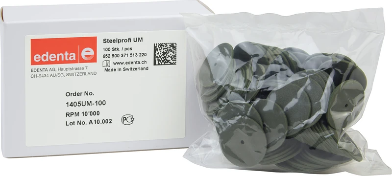 Steelprofi  Packung  100 Stück unmontiert, grün, Figur 371, 1 mm, ISO 220