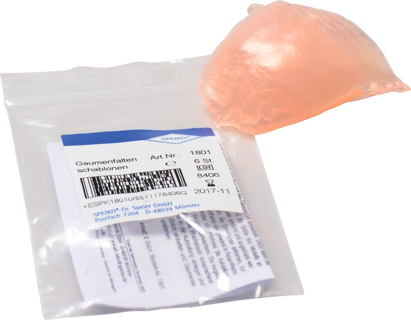 Gaumenfaltenschablone  Packung  6 Stück