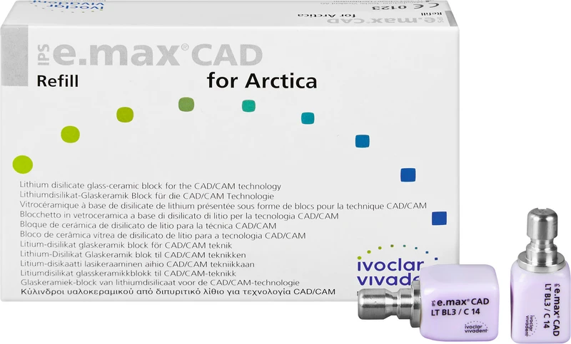 IPS e.max CAD for ARCTICA  Packung  5 Stück Gr. C14, BL3 LT