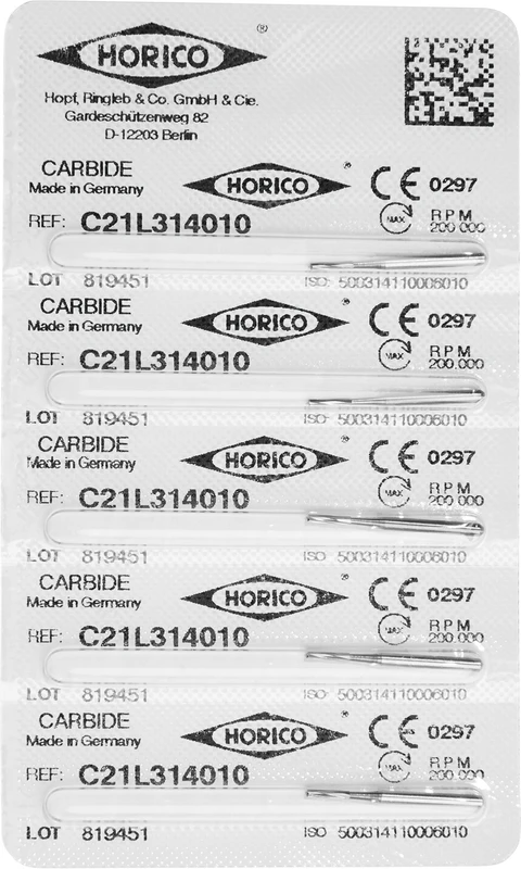 HM-Bohrer C21L  Packung  5 Stück FG, Figur 110 lang, ISO 010