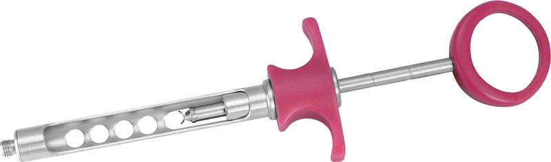 Zylinderampullenspritze CRAW   Pakung  1 Stück   pink