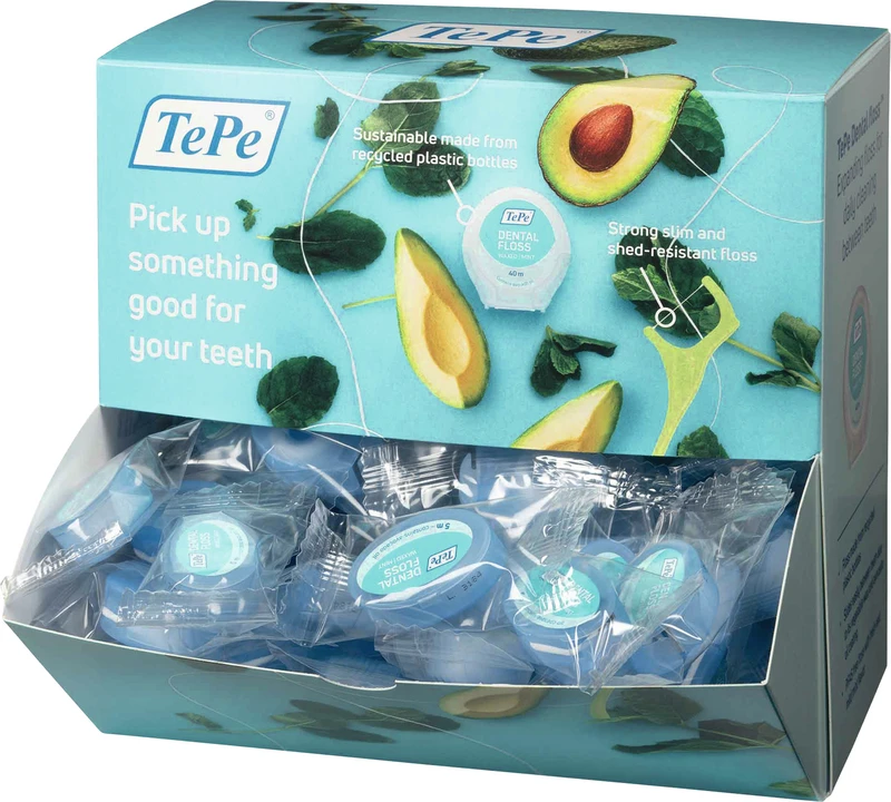 TePe® Dental Floss   Dispenserbox  80 Spender Floss