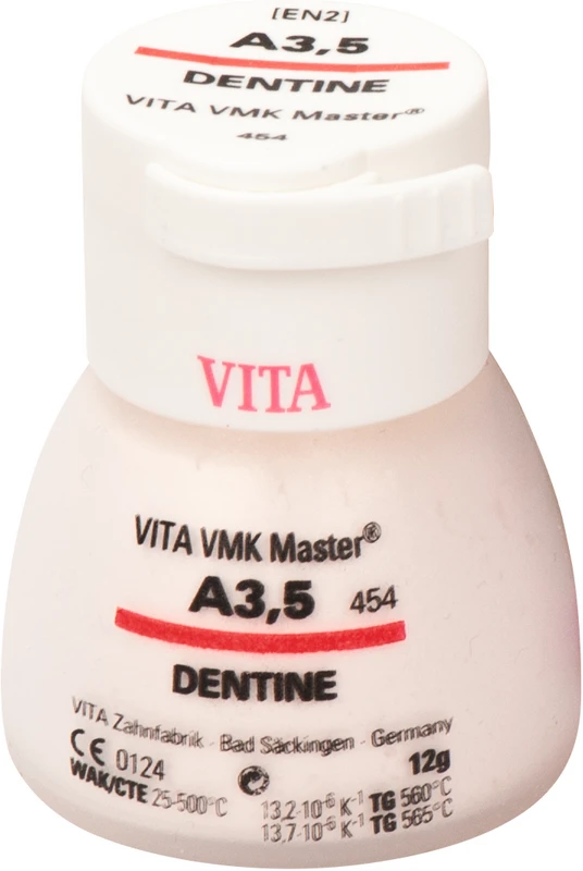 VITA VMK Master® VITA classical A1-D4®  Dose  12 g Pulver dentine A3,5