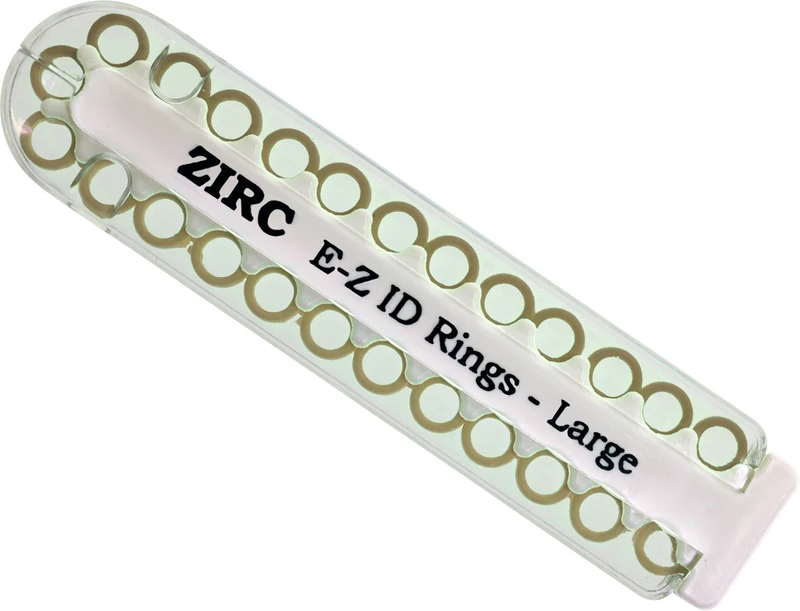 EZ-ID Markierungsringe  Packung  25 Stück beige, Ø 6 mm