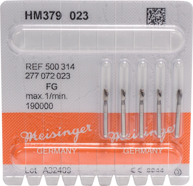 HM-Finierer 379  Packung  5 Stück fein, FG, Figur 277 Ei, 4,2 mm, ISO 023