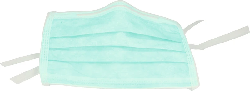 Monoart® Mundschutz Protection 3  Box  50 Stück zum Binden, grün