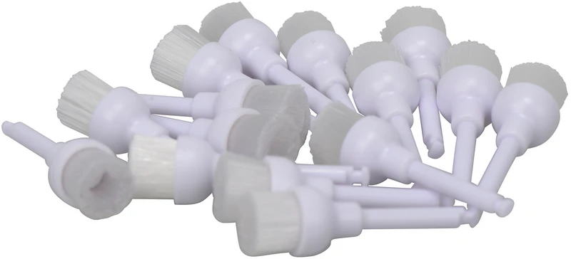 Prophylaxis Brushlets  Packung  100 Stück weiß soft, RA, Figur 225, 9 mm, ISO 060