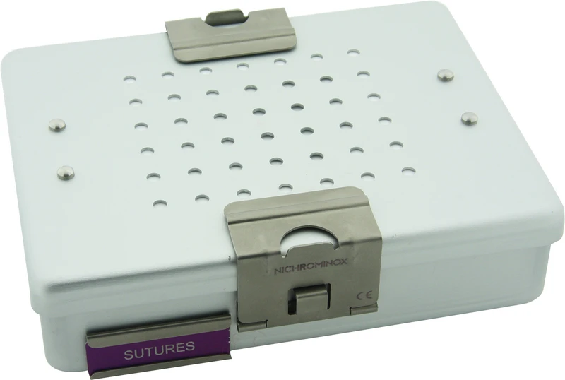 Alu Steri Box  Stück  silber, 18 x 14 x 5 cm