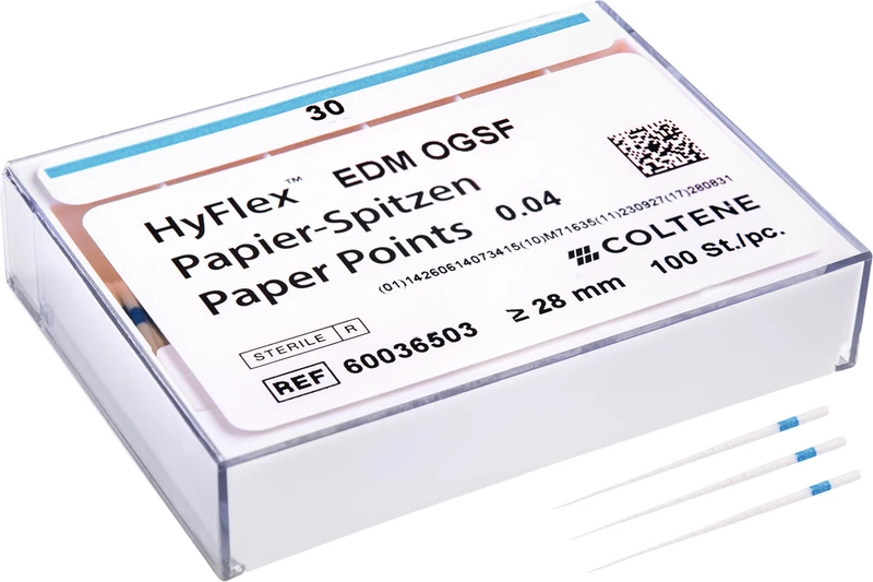 HyFlex EDM Papierspitzen  Packung  100 Stück EDM 04, ISO 030