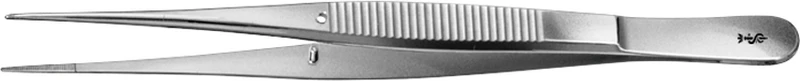 Anatomische Pinzetten nach Semken  Stück  gerade, feingliedrig, gerieft, 125 mm