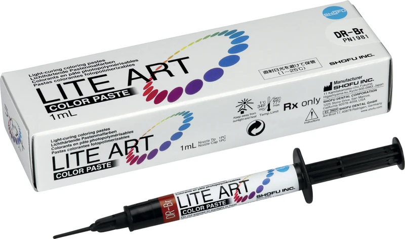 LITE ART  Packung  1 ml dark red-brown