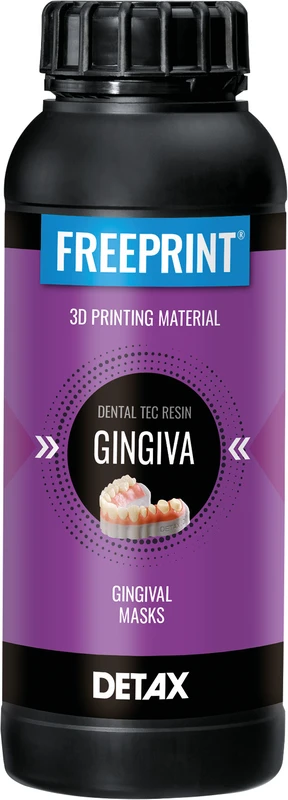 FREEPRINT® gingiva  Flasche  1 kg Kunststoff 385 nm, gingiva