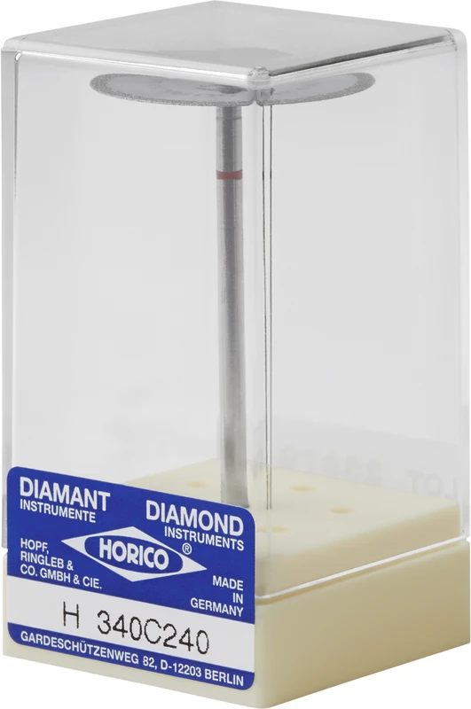 DIAFLEX® 340  Stück  doppelseitig, rot fein, HP, Figur 340 C, 0,2 mm, ISO 240