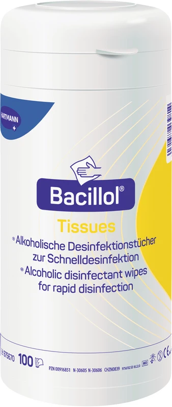 Bacillol® Tissues  Dose  100 Stück 225 x 139 mm