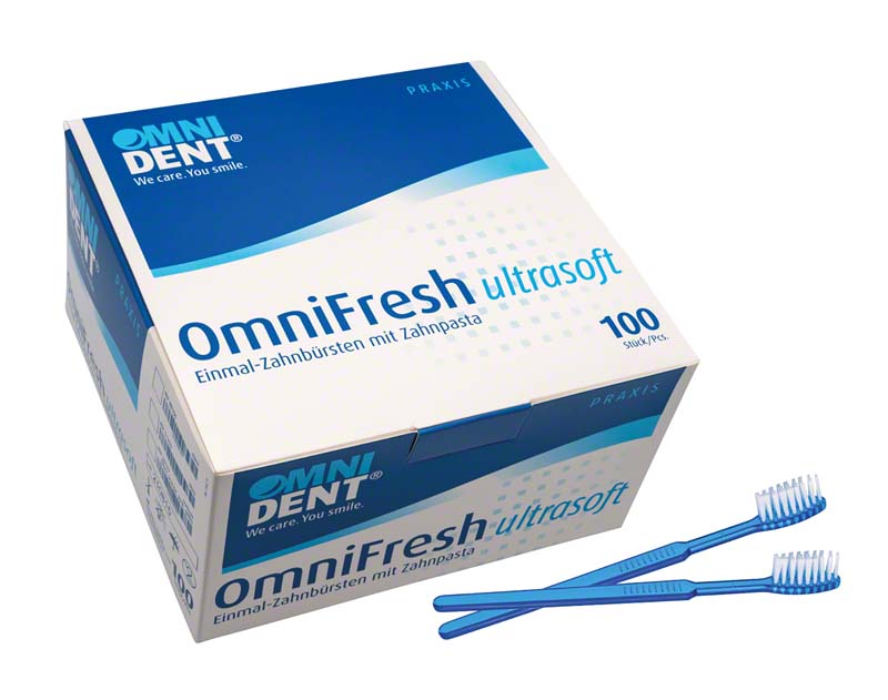 OmniFresh Ultrasoft  Karton  100 Stück blau