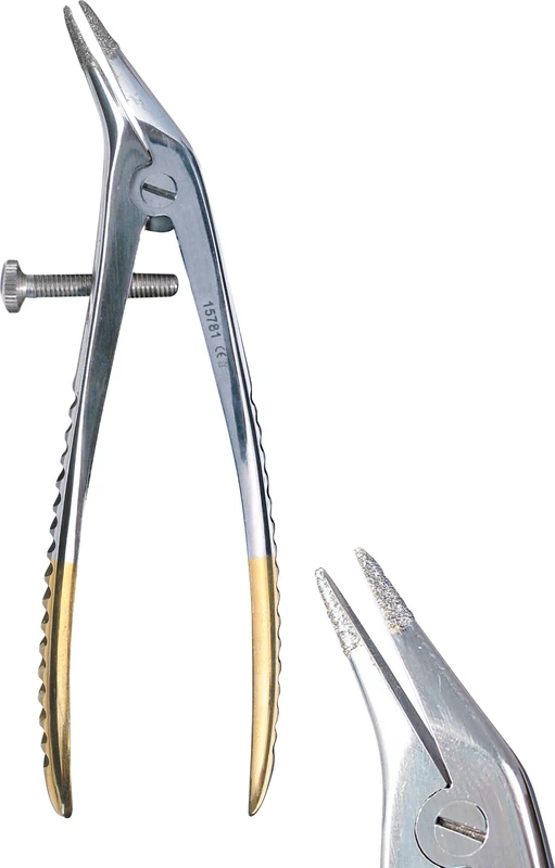 Teleskopzange  Stück  Zange 15781, diamantiert, 125 mm