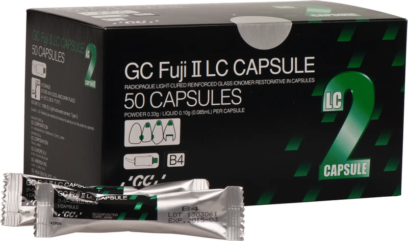 GC Fuji® II LC Capsule Improved  Packung  50 Kapseln B4