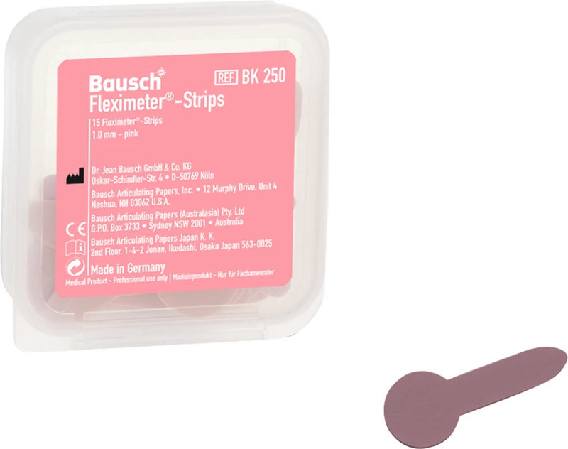Fleximeter-Strips  Packung  15 Stück, 1,0 mm, rosa