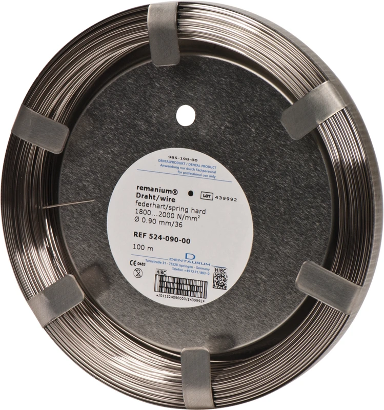 remanium® Draht  Klinikrolle  rund, federhart, Ø 0,90 mm
