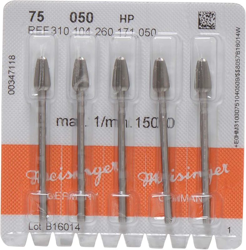 Stahlfräser 75  Packung  5 Fräser ISO 050, HP