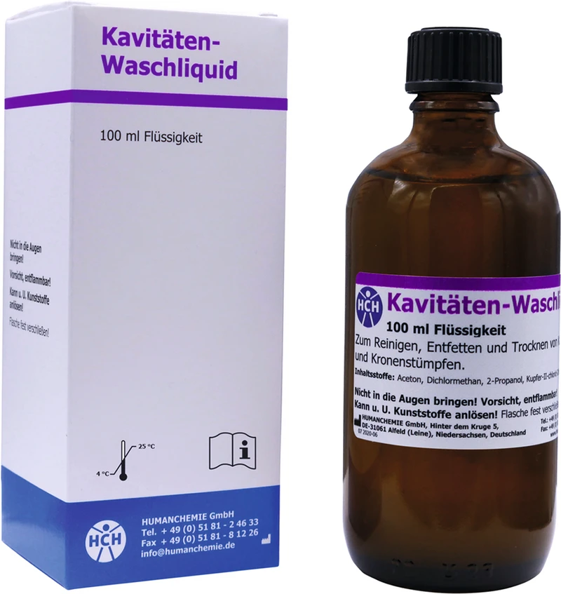 Kavitäten-Waschliquid  Flasche  100 ml