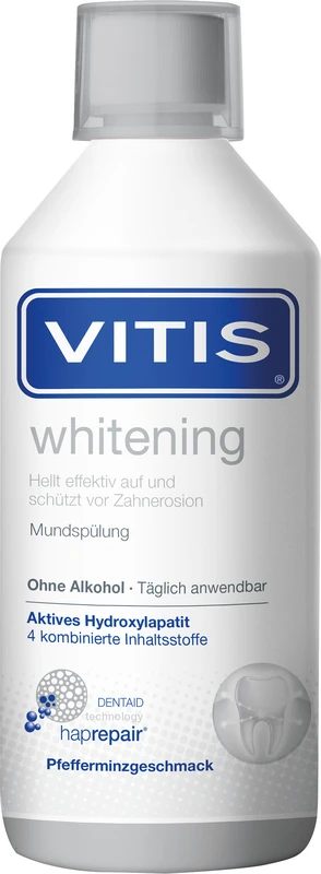 VITIS® whitening Mundspülung  Flasche  500 ml