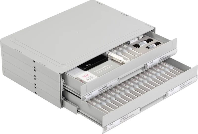 VITA VM® LC 3D-MASTER®   Combi Basic Kit  Basissortiment für die BASIC-Schichtung (DENTINE - paste \ ENAMEL & Zusatzmassen flow)