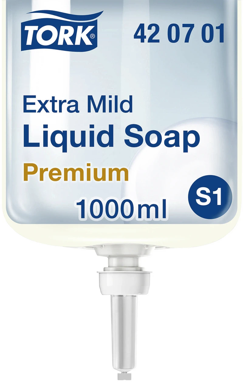 TORK® extramilde Flüssigseife   Karton  6 x 1 Liter Kartusche