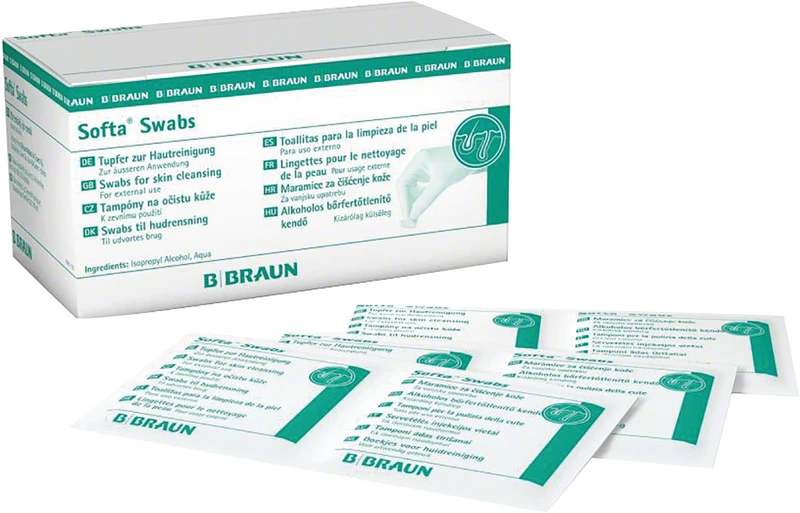 Softa® Swabs  Packung  100 Stück 6,5 x 3 cm