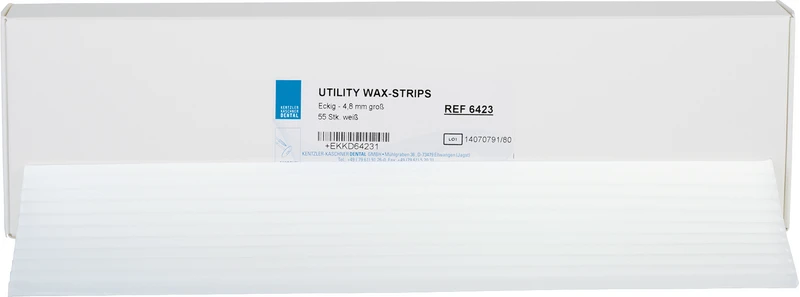 KKD® Utility Wax Strips  Packung  55 Stangen weiß, 4,8 mm