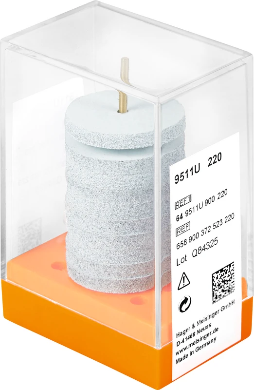 Universalpolierer 9511U  Packung  10 Stück unmontiert, weiß, Figur 372, 3 mm, ISO 220