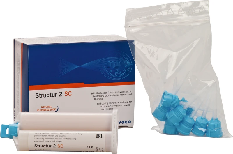 Structur 2 SC  Packung  75 g Doppelkartusche B1, Mischkanülen Typ 6