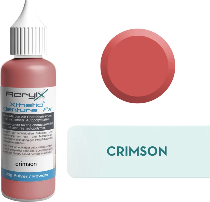 Xthetic® denture fx  Dose  35 g crimson