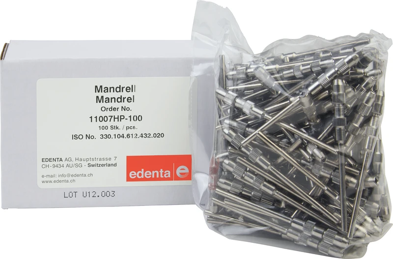 Occlupol Mandrelle  Packung  100 Stück HP, ISO 020