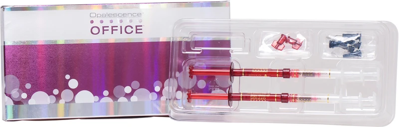 Opalescence Office   Mini Kit  2 x 1,2 ml Spritze Gel, 5 Black Mini Tips, 1 Shade guide card