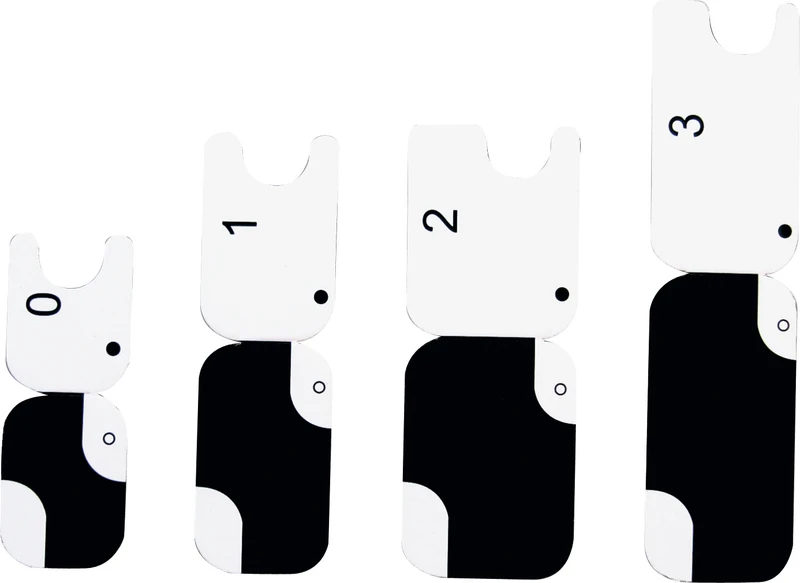 Aufbissschutz für Scan Sleeves \ TABLine Sleeves  Packung  200 Stück Gr. 0 (2 x 4 cm)