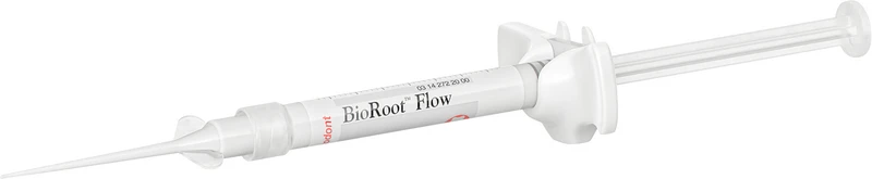 BioRoot Flow   Set  2 g Spritze Wurzelkanal-Sealer, 1 Fingergriff, 20 intra-orale Spitzen