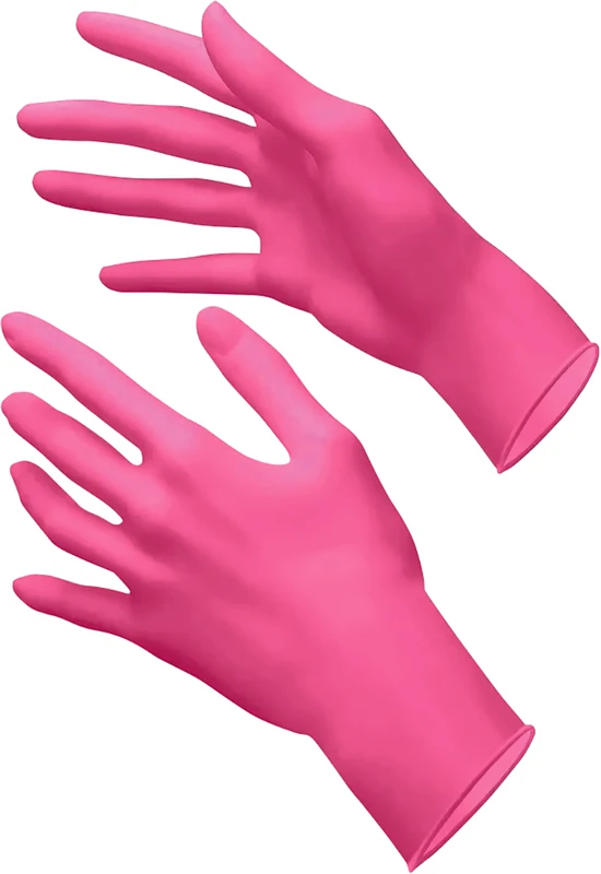 STYLE SERIES Nitril  Packung  100 Stück puderfrei, fuchsia, S