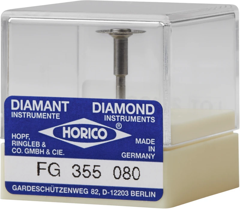 Zirkon-Diamantscheibe 355  Stück  doppelseitig, FG, Figur 355, 0,28 mm, ISO 080