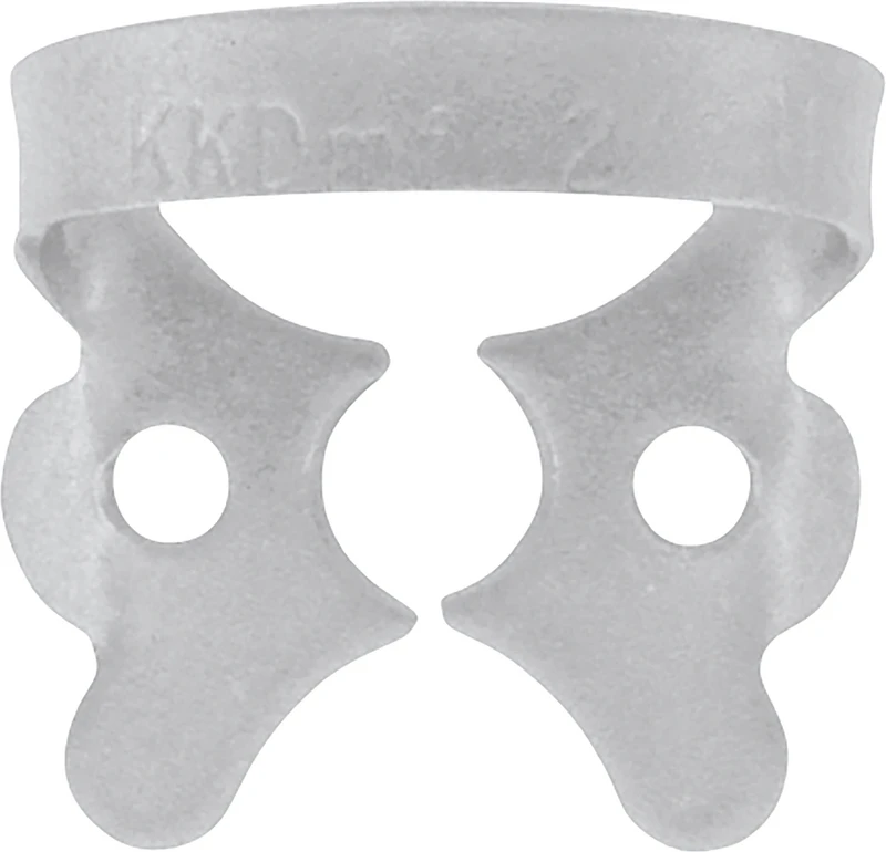 KKD® Kofferdam Klammern triColor Antireflect  Stück  platin matt, Nr. 2A, für Prämolaren