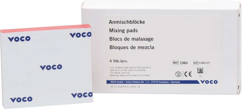 Anmischblöcke  Packung  4 x 60 Blatt, 70 x 80 mm
