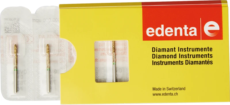 DIACUT V879  Packung  5 Stück grün grob, FG, Figur 290 Torpedo zylindrisch, 10 mm, ISO 014