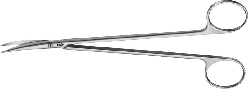 Präparierschere nach De Bakey  Stück  BC629R, 175 mm, gebogen