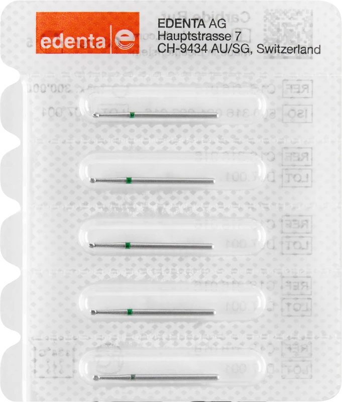HM-Bohrer C1S  Packung  5 Stück grün, FGXL, Figur 001, ISO 016
